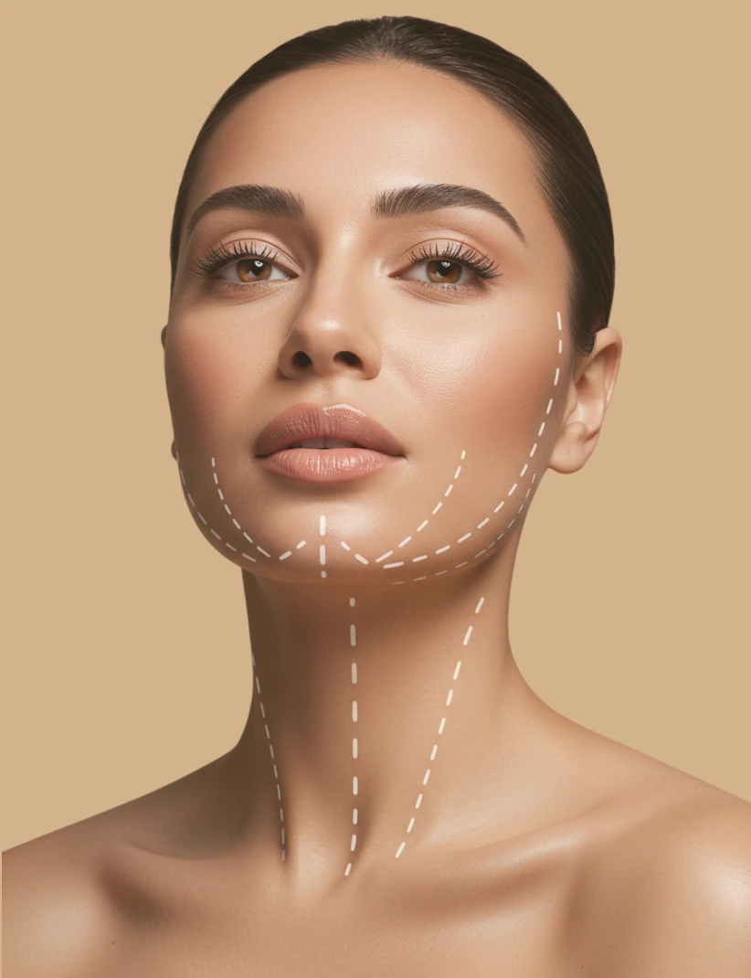 Aplicação de fios de PDO para estímulo de colágeno e efeito lifting facial imediato em João Pessoa pela Dra. Ana Paula Pontes.